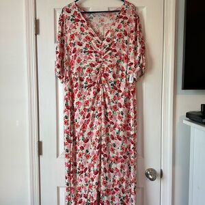 Old Navy NWT White Floral Dress XXL